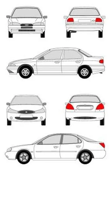 Mondeo I i II do ---&gt;2000