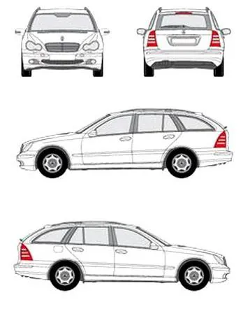 C-Klasa W204 Sedan od 2007 --&gt;2014 